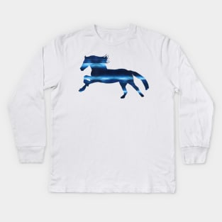 Blue Horse Kids Long Sleeve T-Shirt